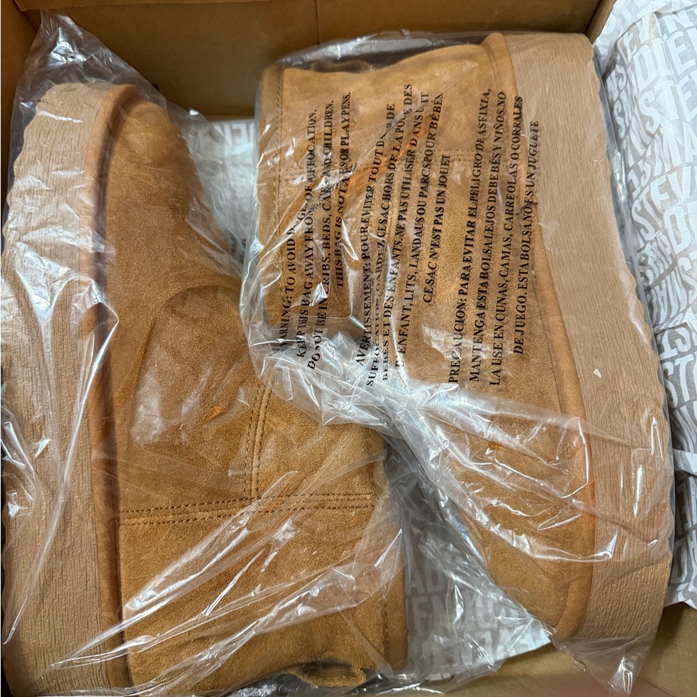 Steve Madden Brown Boots with Plush Lining